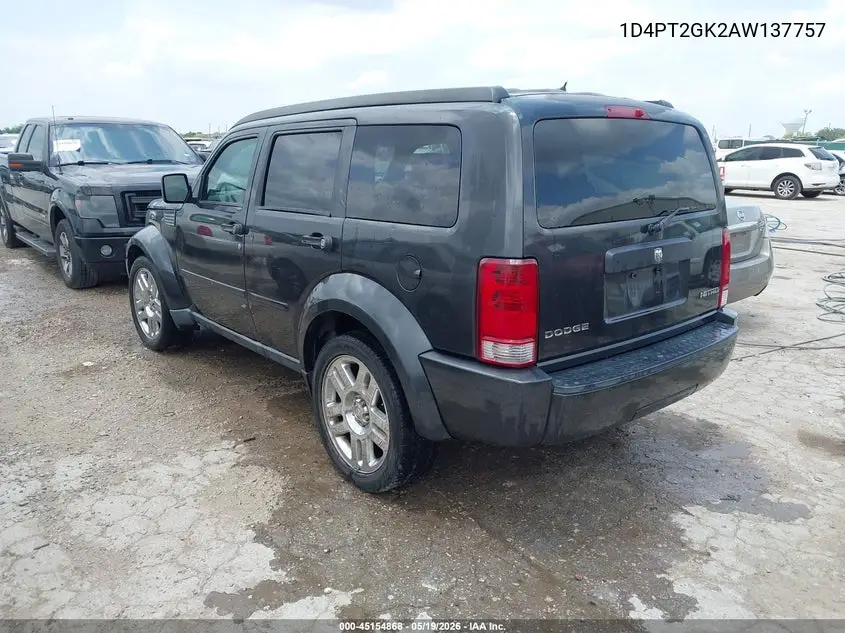 2010 Dodge Nitro Se VIN: 1D4PT2GK2AW137757 Lot: 45154868