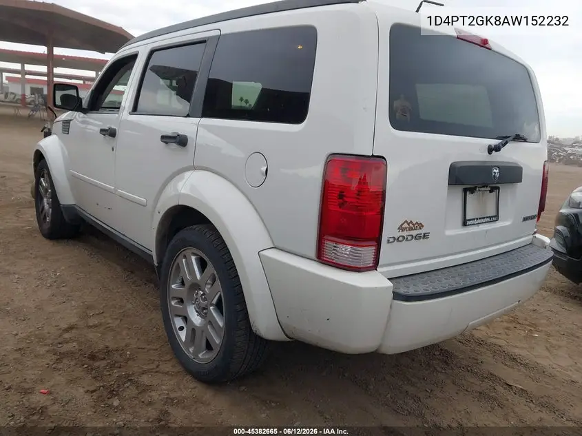 2010 Dodge Nitro Se VIN: 1D4PT2GK8AW152232 Lot: 45382665