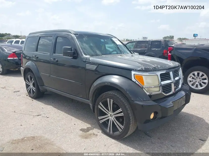 2010 Dodge Nitro Se VIN: 1D4PT2GK7AW100204 Lot: 45600383