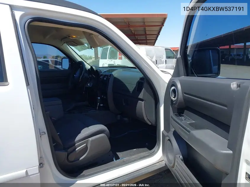2011 Dodge Nitro Heat VIN: 1D4PT4GKXBW537191 Lot: 45137131