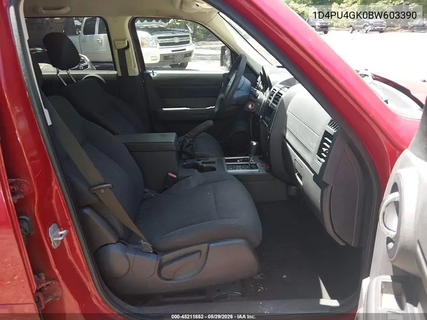 2011 Dodge Nitro Heat VIN: 1D4PU4GK0BW603390 Lot: 45211852