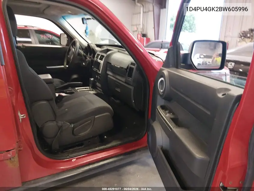 2011 Dodge Nitro Heat VIN: 1D4PU4GK2BW605996 Lot: 45291077