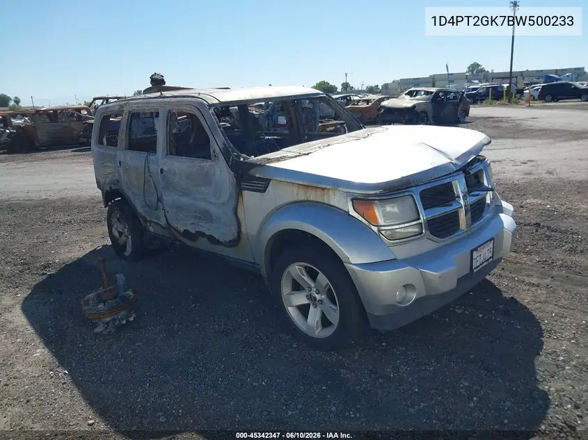 2011 Dodge Nitro Se VIN: 1D4PT2GK7BW500233 Lot: 45342347