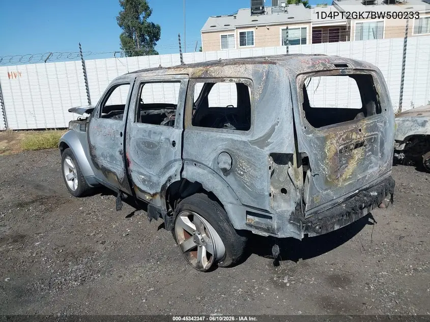 2011 Dodge Nitro Se VIN: 1D4PT2GK7BW500233 Lot: 45342347