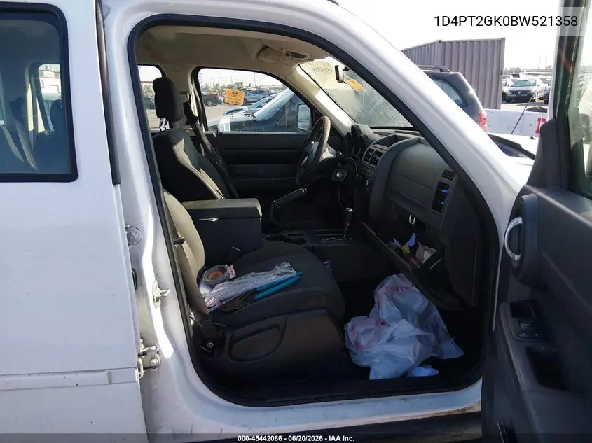 2011 Dodge Nitro Se VIN: 1D4PT2GK0BW521358 Lot: 45442086