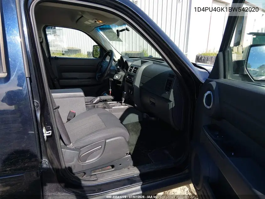 2011 Dodge Nitro Heat VIN: 1D4PU4GK1BW542020 Lot: 45541775