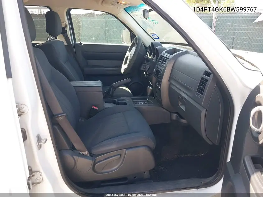 2011 Dodge Nitro Heat VIN: 1D4PT4GK6BW599767 Lot: 45572448