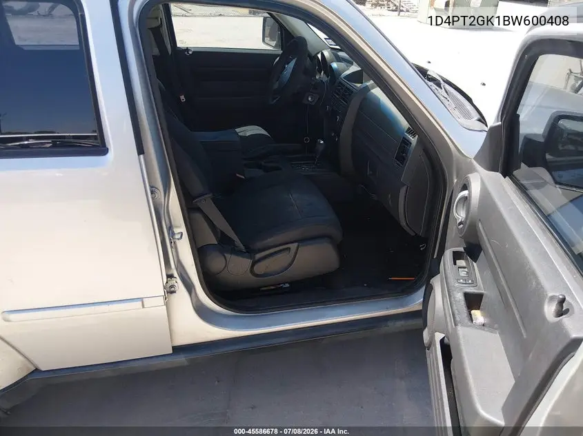 2011 Dodge Nitro Se VIN: 1D4PT2GK1BW600408 Lot: 45586678