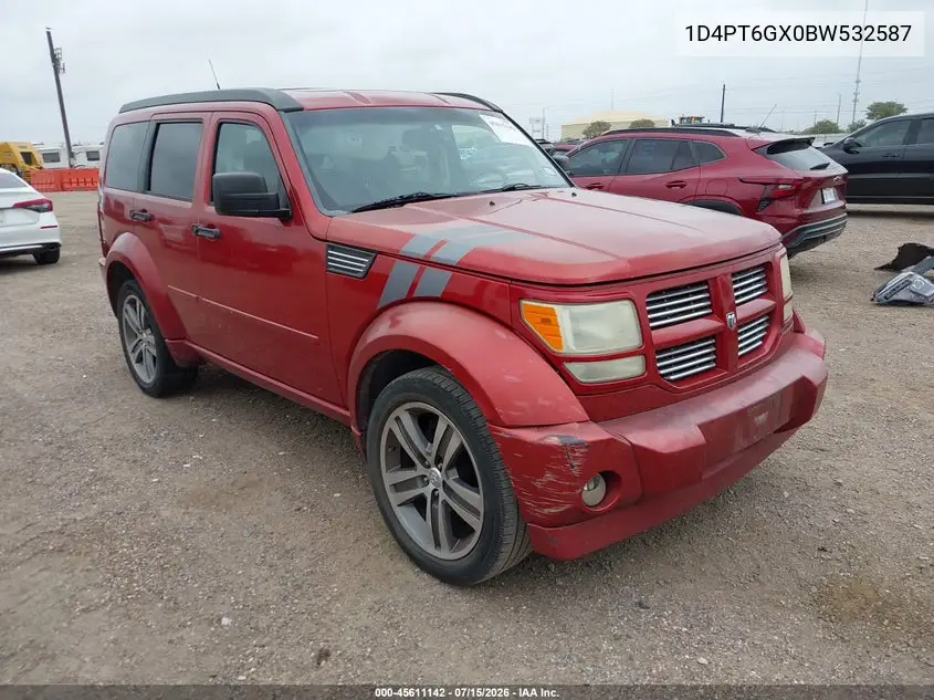 2011 Dodge Nitro Detonator VIN: 1D4PT6GX0BW532587 Lot: 45611142