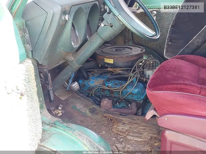 1972 Dodge Ram Van VIN: B33BE1U127381 Lot: 45507484