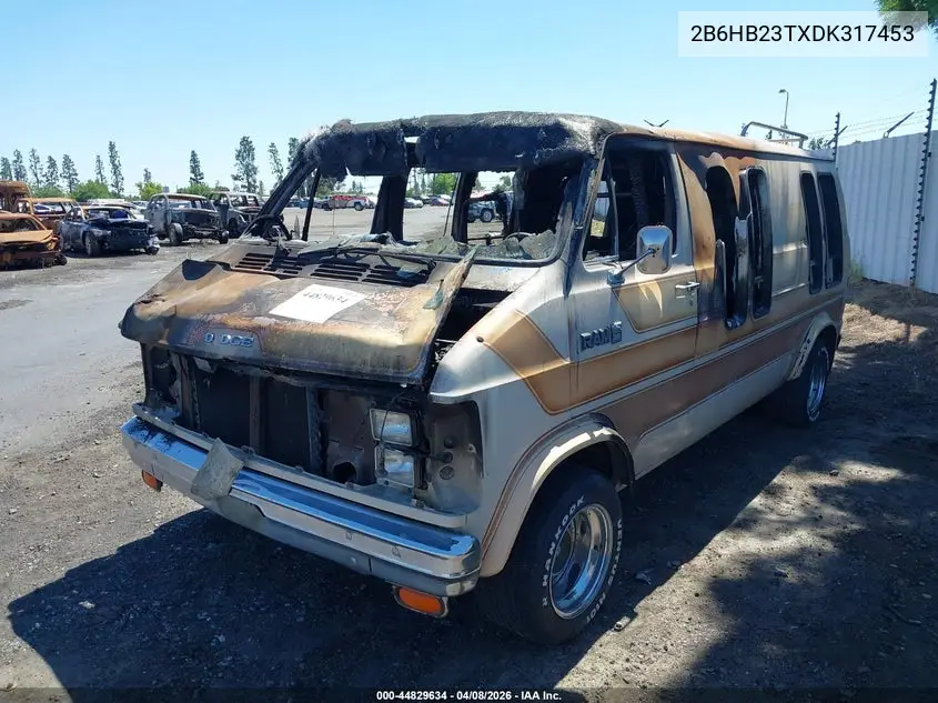 1983 Dodge Ram Van B250 VIN: 2B6HB23TXDK317453 Lot: 44829634
