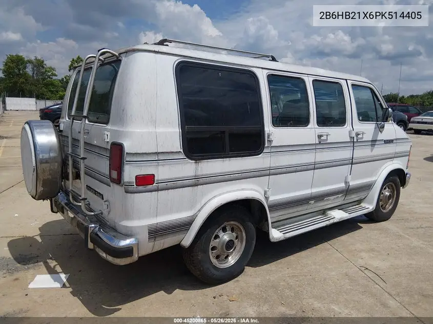 1993 Dodge Ram Van B250 VIN: 2B6HB21X6PK514405 Lot: 45200865
