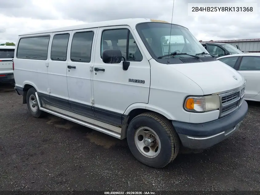 1994 Dodge Ram Wagon B250 VIN: 2B4HB25Y8RK131368 Lot: 45096322