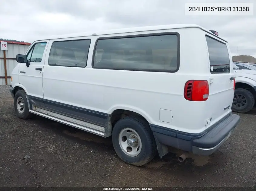 1994 Dodge Ram Wagon B250 VIN: 2B4HB25Y8RK131368 Lot: 45096322