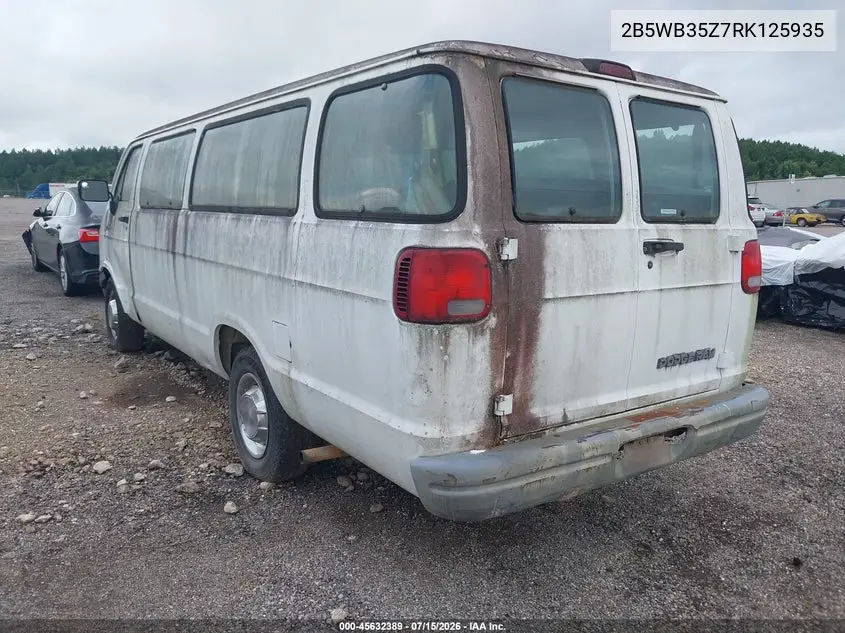1994 Dodge Ram Wagon B350 VIN: 2B5WB35Z7RK125935 Lot: 45632389