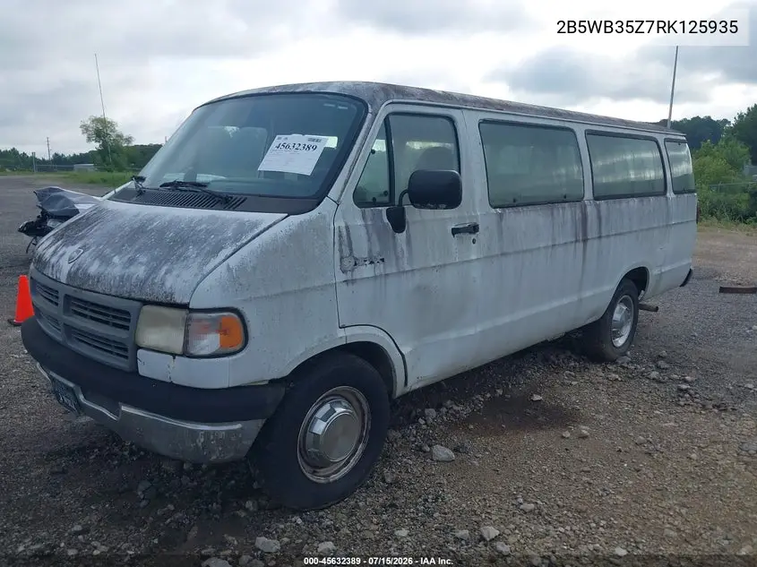 1994 Dodge Ram Wagon B350 VIN: 2B5WB35Z7RK125935 Lot: 45632389