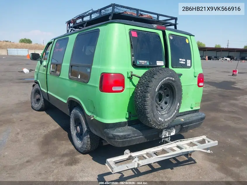 1997 Dodge Ram Van 2500 Commercial VIN: 2B6HB21X9VK566916 Lot: 45410500