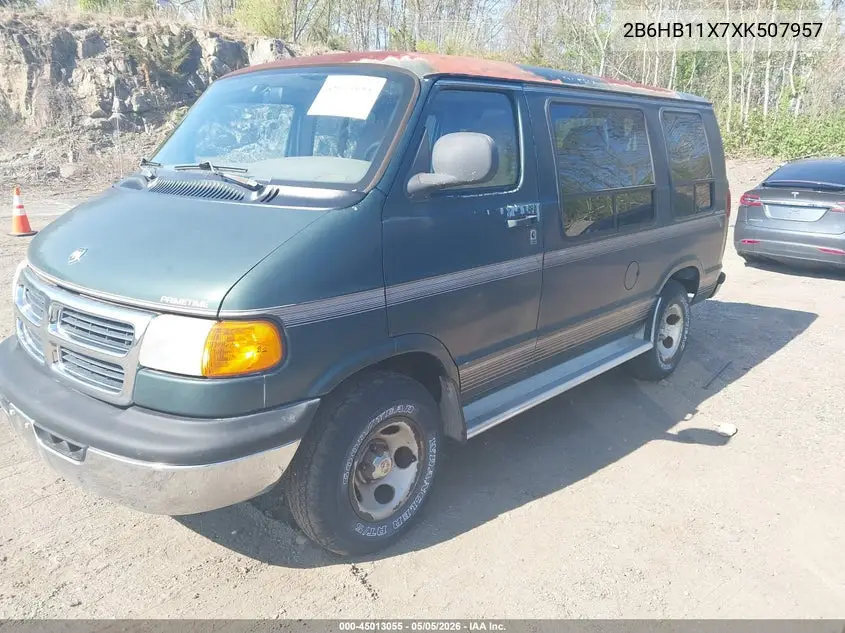 1999 Dodge Ram Van 1500 Commercial/Conversion VIN: 2B6HB11X7XK507957 Lot: 45013055