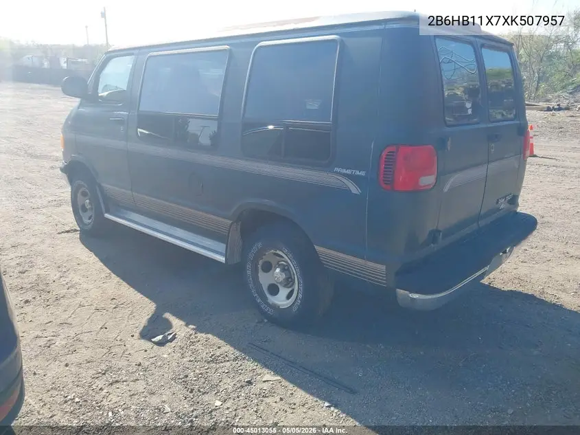 1999 Dodge Ram Van 1500 Commercial/Conversion VIN: 2B6HB11X7XK507957 Lot: 45013055