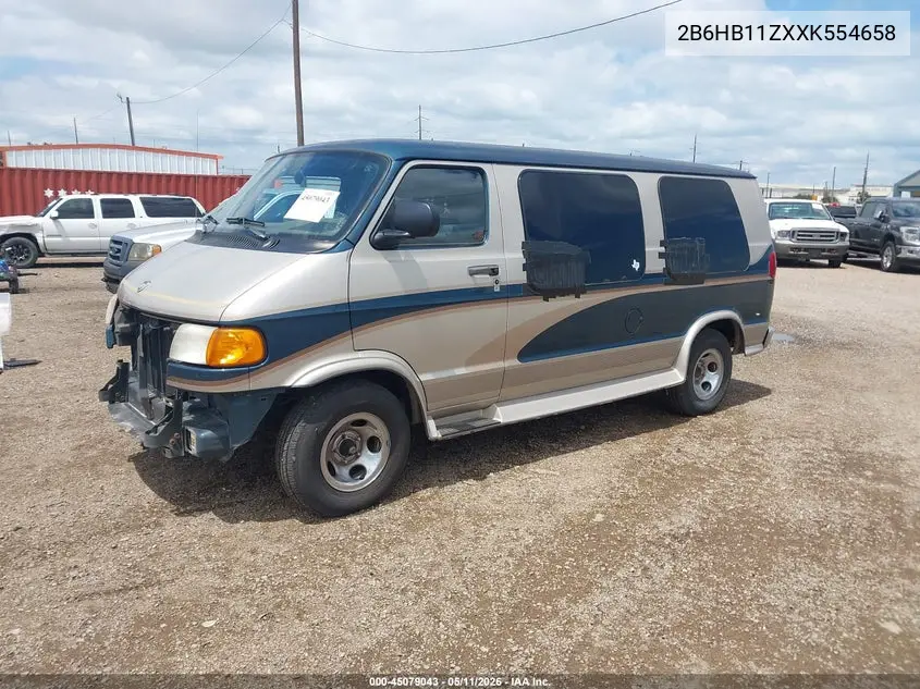 1999 Dodge Ram Van 1500 Commercial/Conversion VIN: 2B6HB11ZXXK554658 Lot: 45079043