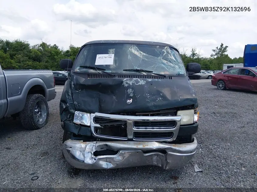 2002 Dodge Ram Wagon 3500 VIN: 2B5WB35Z92K132696 Lot: 45270798