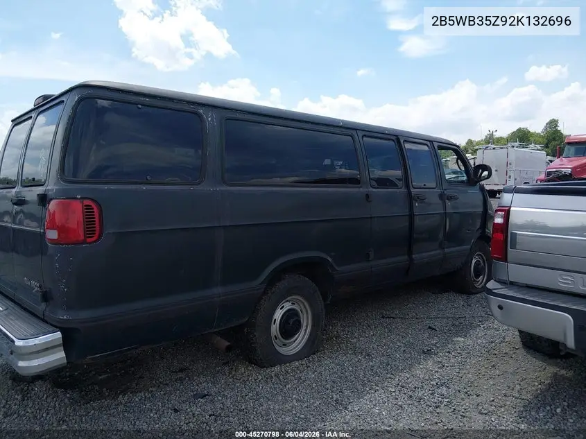 2002 Dodge Ram Wagon 3500 VIN: 2B5WB35Z92K132696 Lot: 45270798