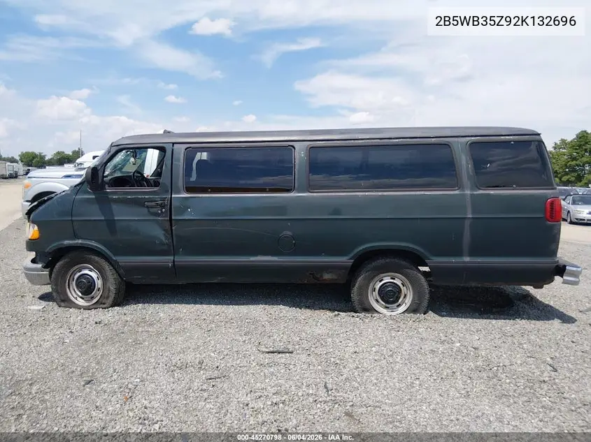 2002 Dodge Ram Wagon 3500 VIN: 2B5WB35Z92K132696 Lot: 45270798