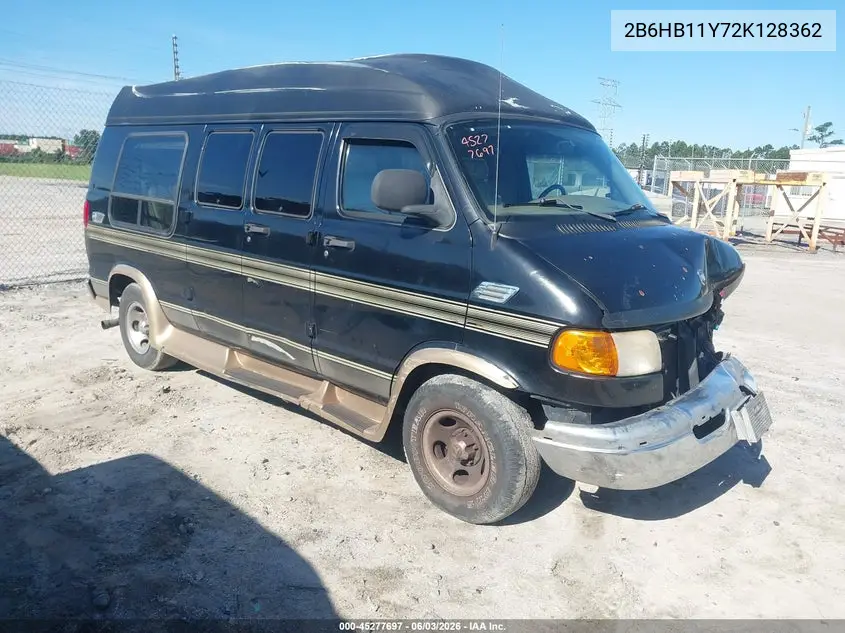 2002 Dodge Ram Van 1500 Conversion VIN: 2B6HB11Y72K128362 Lot: 45277697