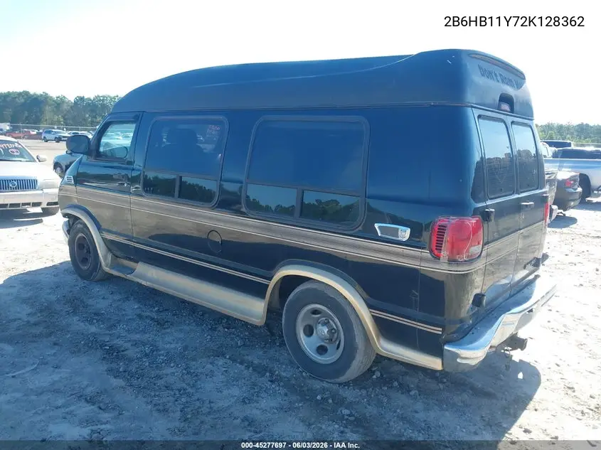 2002 Dodge Ram Van 1500 Conversion VIN: 2B6HB11Y72K128362 Lot: 45277697