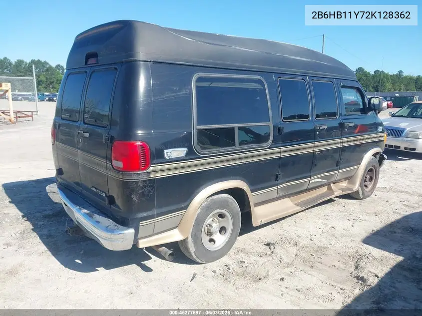 2002 Dodge Ram Van 1500 Conversion VIN: 2B6HB11Y72K128362 Lot: 45277697