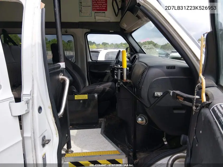 2003 Dodge Ram Van 3500 Conversion VIN: 2D7LB31Z23K526953 Lot: 45564847