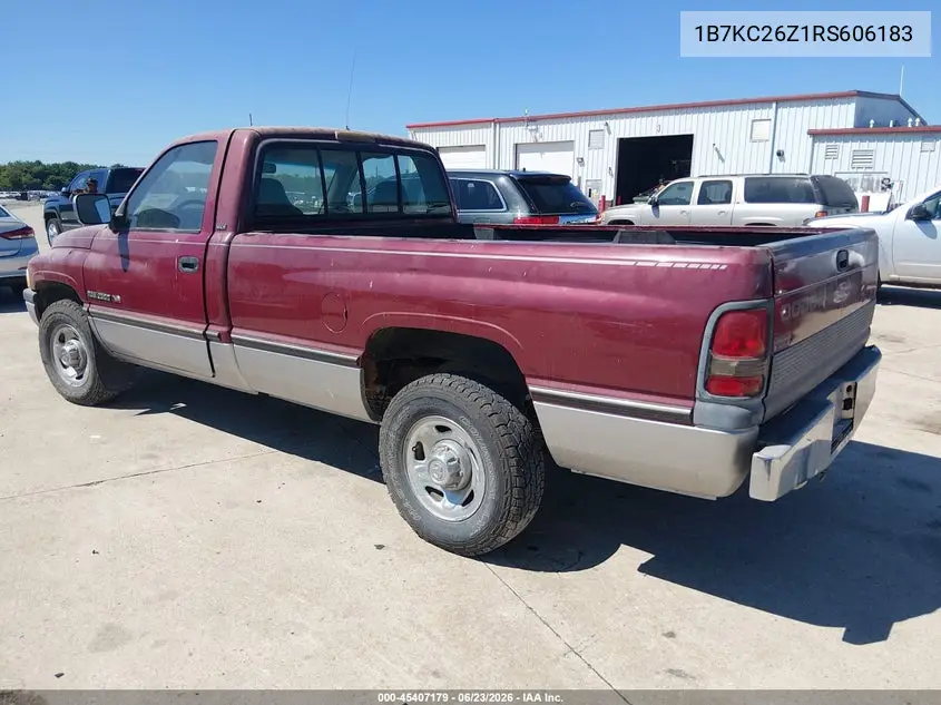 1994 Dodge Ram 2500 VIN: 1B7KC26Z1RS606183 Lot: 45407179