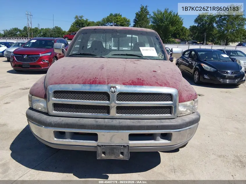 1994 Dodge Ram 2500 VIN: 1B7KC26Z1RS606183 Lot: 45407179
