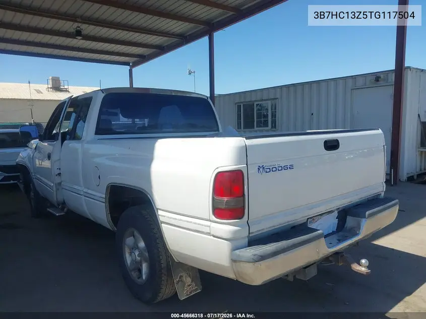1996 Dodge Ram 1500 VIN: 3B7HC13Z5TG117504 Lot: 45666318
