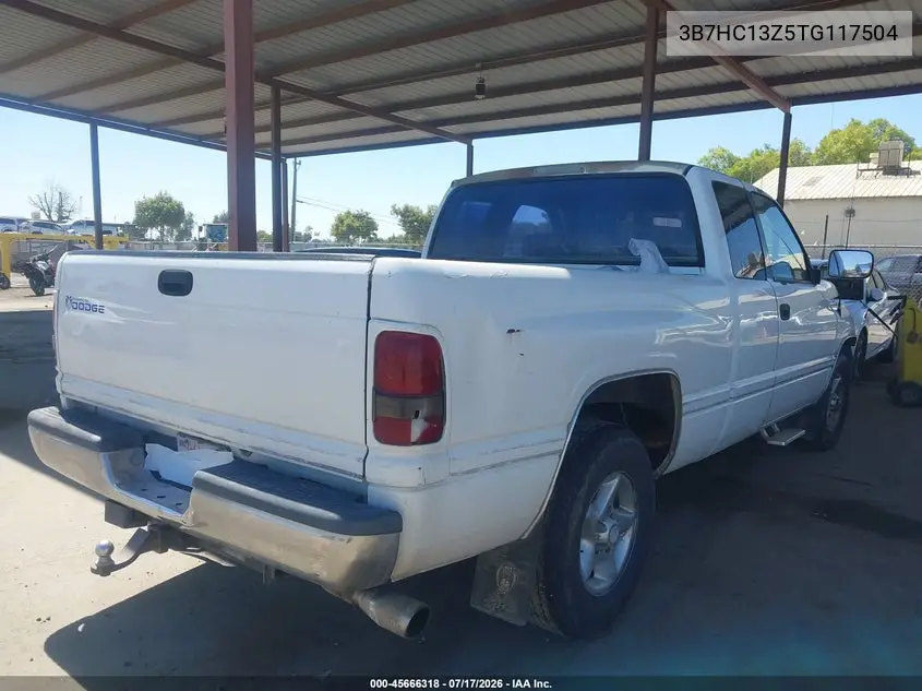 1996 Dodge Ram 1500 VIN: 3B7HC13Z5TG117504 Lot: 45666318