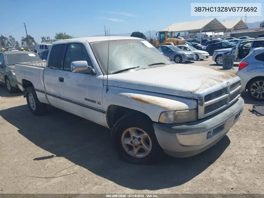 1997 Dodge Ram 1500 St VIN: 3B7HC13Z8VG775692 Lot: 45612046