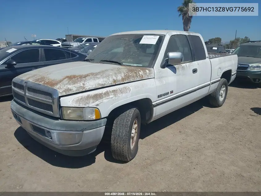 1997 Dodge Ram 1500 St VIN: 3B7HC13Z8VG775692 Lot: 45612046