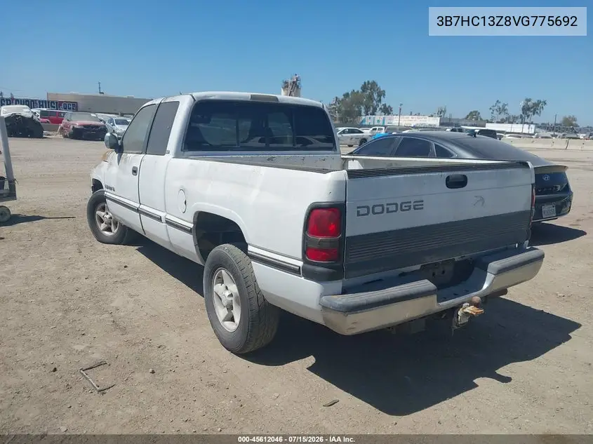 1997 Dodge Ram 1500 St VIN: 3B7HC13Z8VG775692 Lot: 45612046