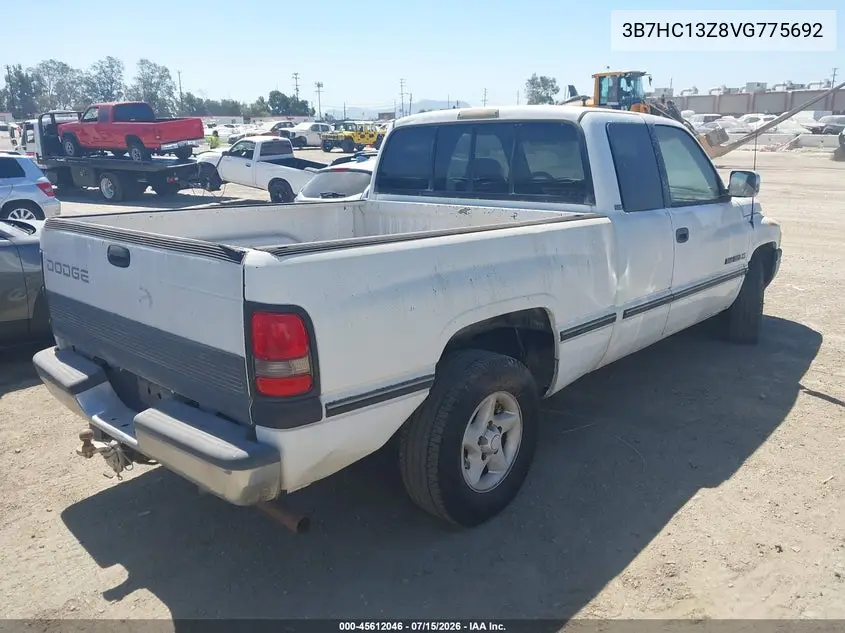 1997 Dodge Ram 1500 St VIN: 3B7HC13Z8VG775692 Lot: 45612046