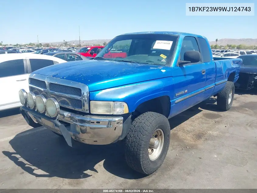 1998 Dodge Ram 2500 St VIN: 1B7KF23W9WJ124743 Lot: 45274168
