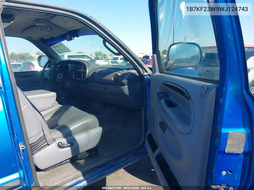 1998 Dodge Ram 2500 St VIN: 1B7KF23W9WJ124743 Lot: 45274168