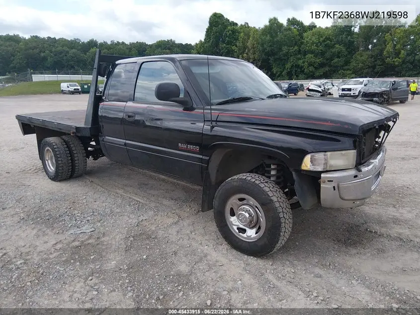 1998 Dodge Ram 2500 St VIN: 1B7KF2368WJ219598 Lot: 45433915