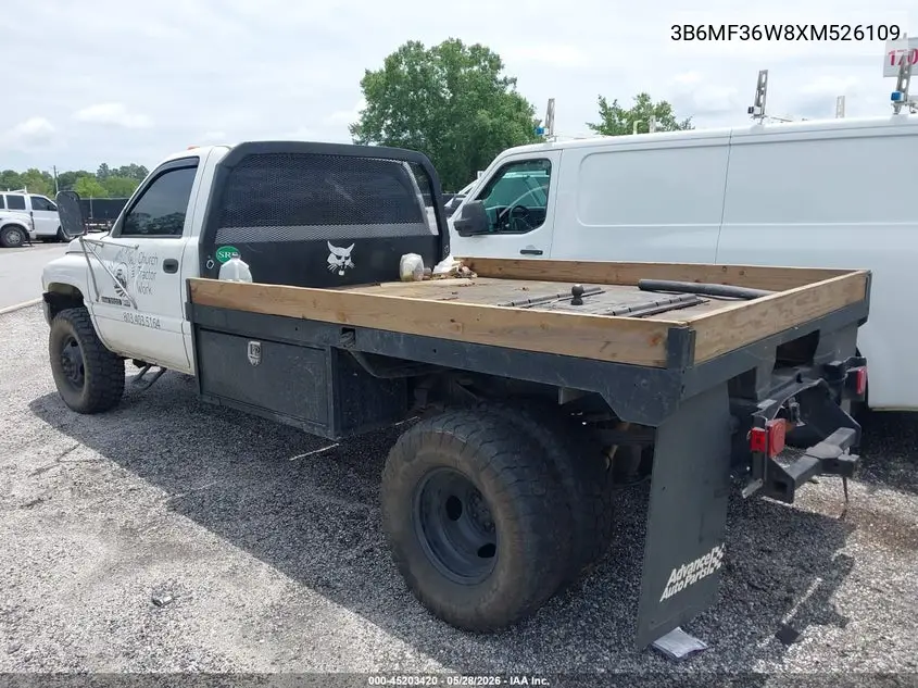1999 Dodge Ram 3500 St VIN: 3B6MF36W8XM526109 Lot: 45203420
