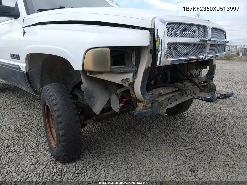 1999 Dodge Ram 2500 St VIN: 1B7KF2360XJ513997 Lot: 45204358