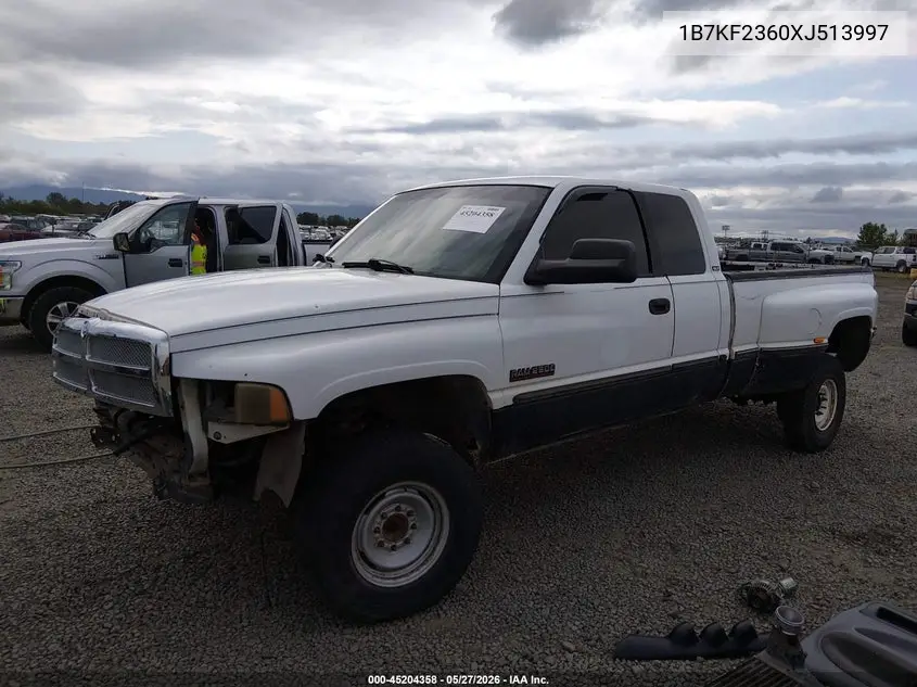 1999 Dodge Ram 2500 St VIN: 1B7KF2360XJ513997 Lot: 45204358