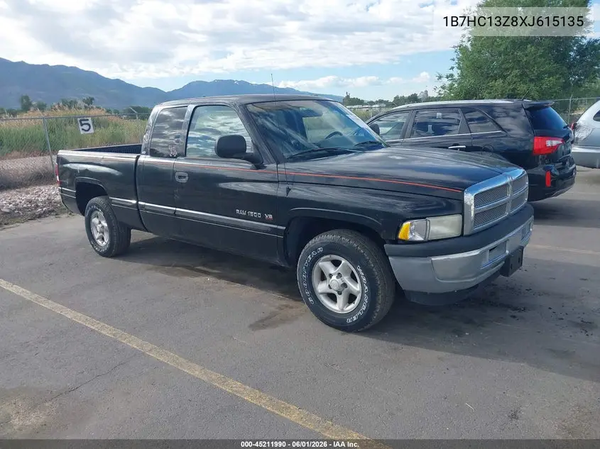 1999 Dodge Ram 1500 St VIN: 1B7HC13Z8XJ615135 Lot: 45211990