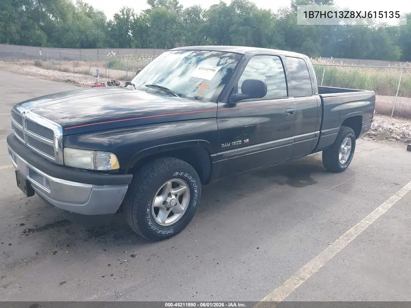 1999 Dodge Ram 1500 St VIN: 1B7HC13Z8XJ615135 Lot: 45211990
