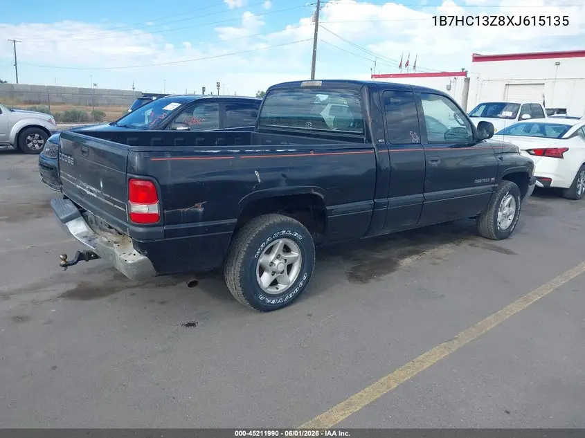 1999 Dodge Ram 1500 St VIN: 1B7HC13Z8XJ615135 Lot: 45211990