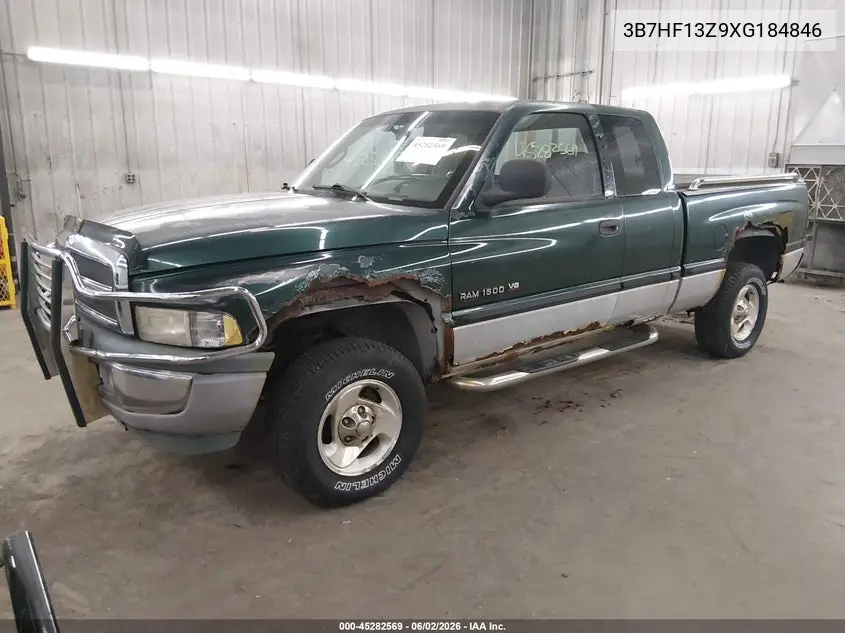 1999 Dodge Ram 1500 St VIN: 3B7HF13Z9XG184846 Lot: 45282569
