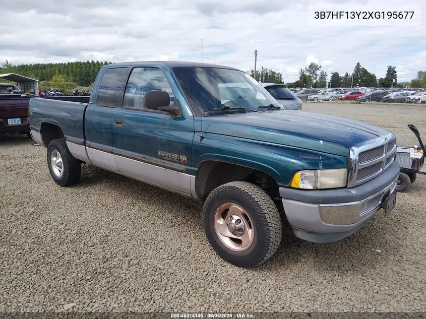 1999 Dodge Ram 1500 St VIN: 3B7HF13Y2XG195677 Lot: 45314145
